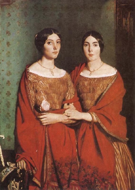 Theodore Chasseriau The Sisters of the Artist Germany oil painting art